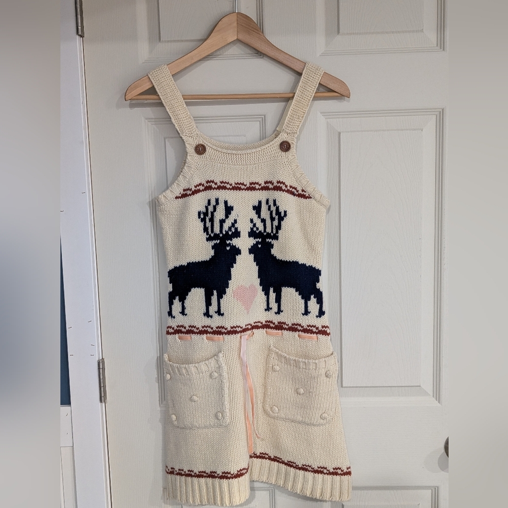 Manoush, very pretty sweater dress fully lined, very hot, thick woolen knit.